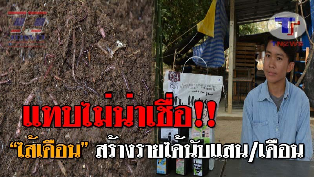ยอมทิ้งความฝัน..!! สาวป.โท เกษตรกรไทยสายเลือดใหม่ ทิ้งความศิวิไล หลงใหลความพอเพียง ทำมูลไส้เดือนขาย สร้างรายได้นับแสนต่อเดือน!? (ชมคลิป)