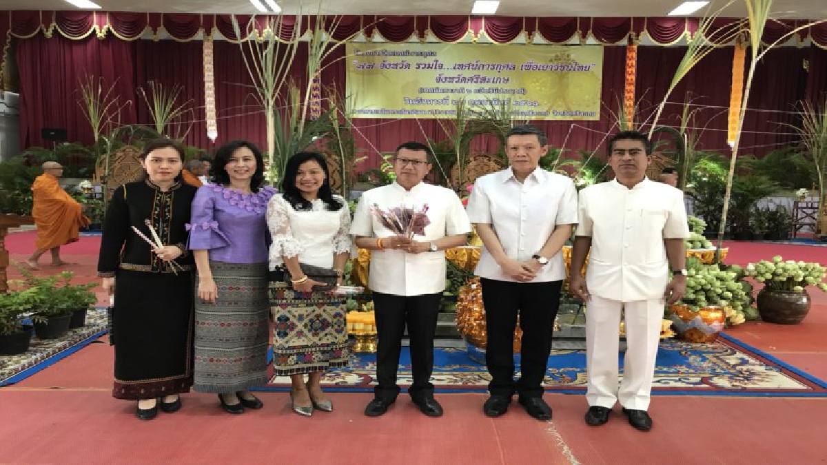 ศรีสะเกษ ! จัดเทศน์มหาชาติ 77 จังหวัด รวมใจเทศน์การกุศล เพื่อเยาวชนไทย  (ชมคลิป)