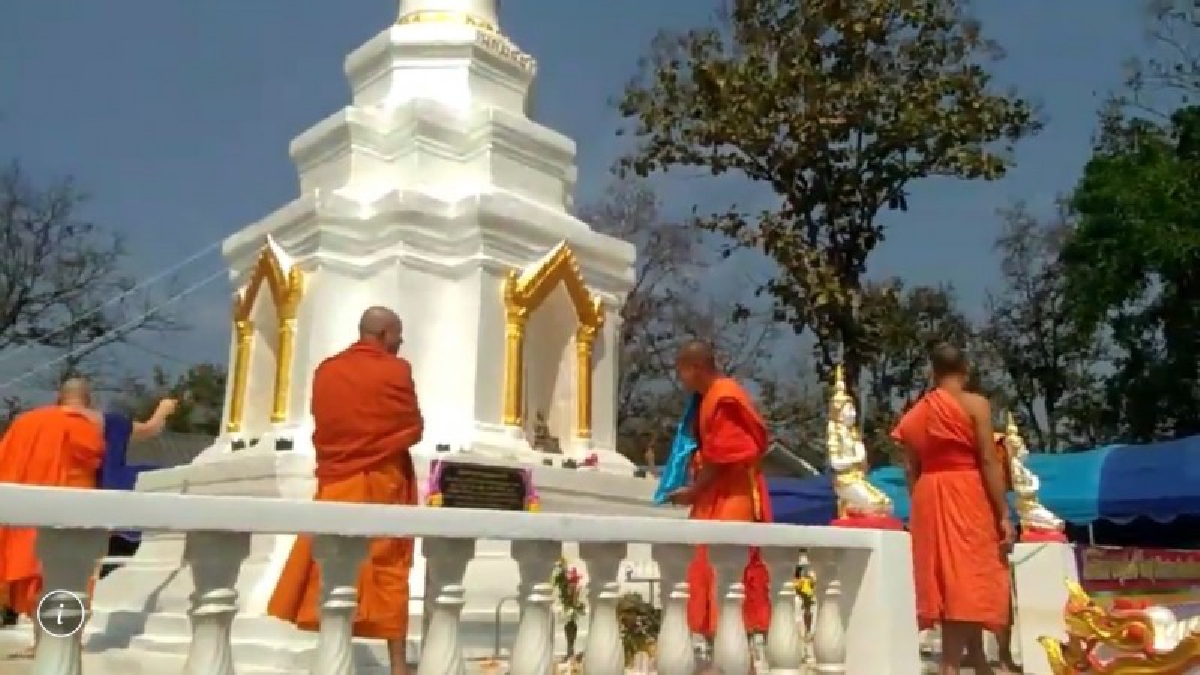 สรงน้ำพระธาตุดอยน้ำค้างสร้างฝายชะลอน้ำ ส่งเสริมเชิงท่องเที่ยวอนุรักษ์