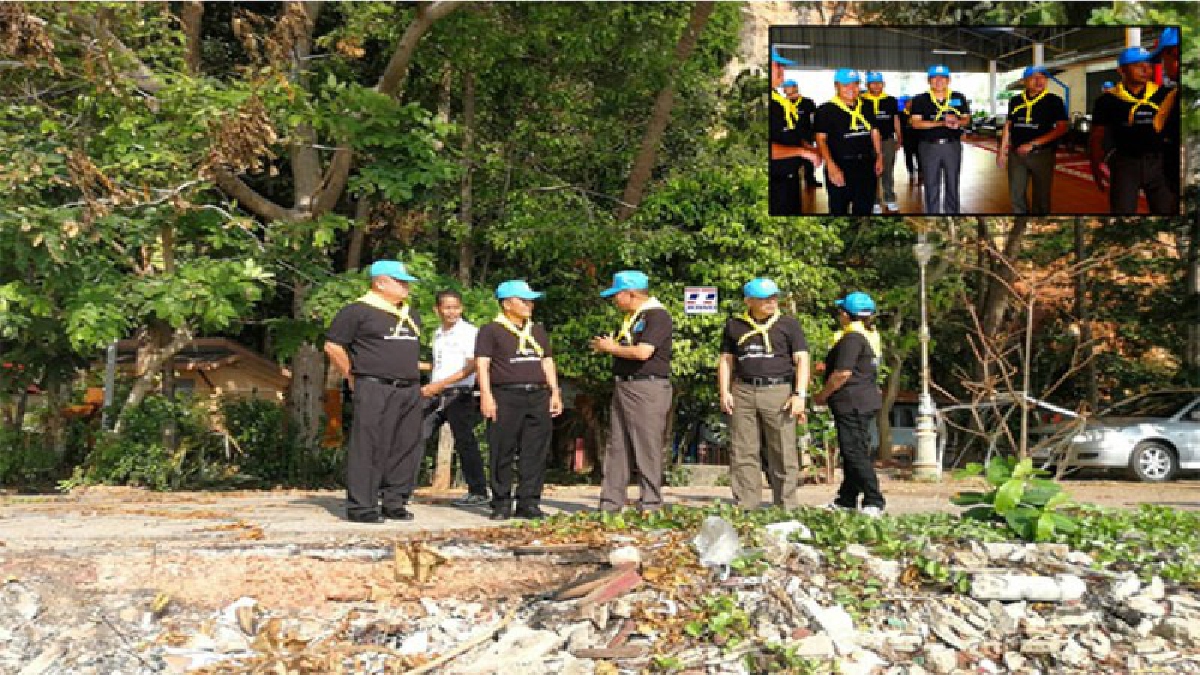 รองจเรตำรวจ นำจิตอาสา จัดกิจกรรม”จิตอาสาเราทำความดี ด้วยหัวใจ”ทำความสะอาดวัดและแหล่งท่องเที่ยว(มีคลิป)