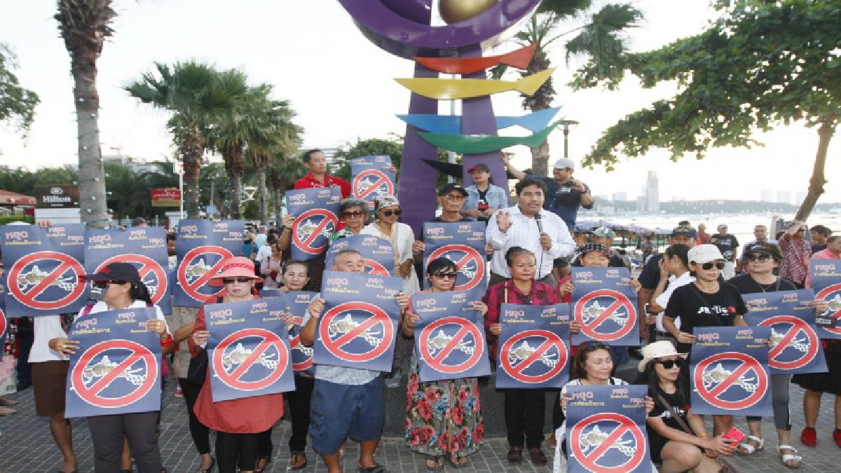 กลุ่มผู้ชุมนุมคนอยากเลือกตั้งกว่า 200 คน รวมตัวเรียกร้องให้มีการเลือกตั้งที่เมืองพัทยา พร้อมปลุกพลังแนวร่วม (ชมคลิป)