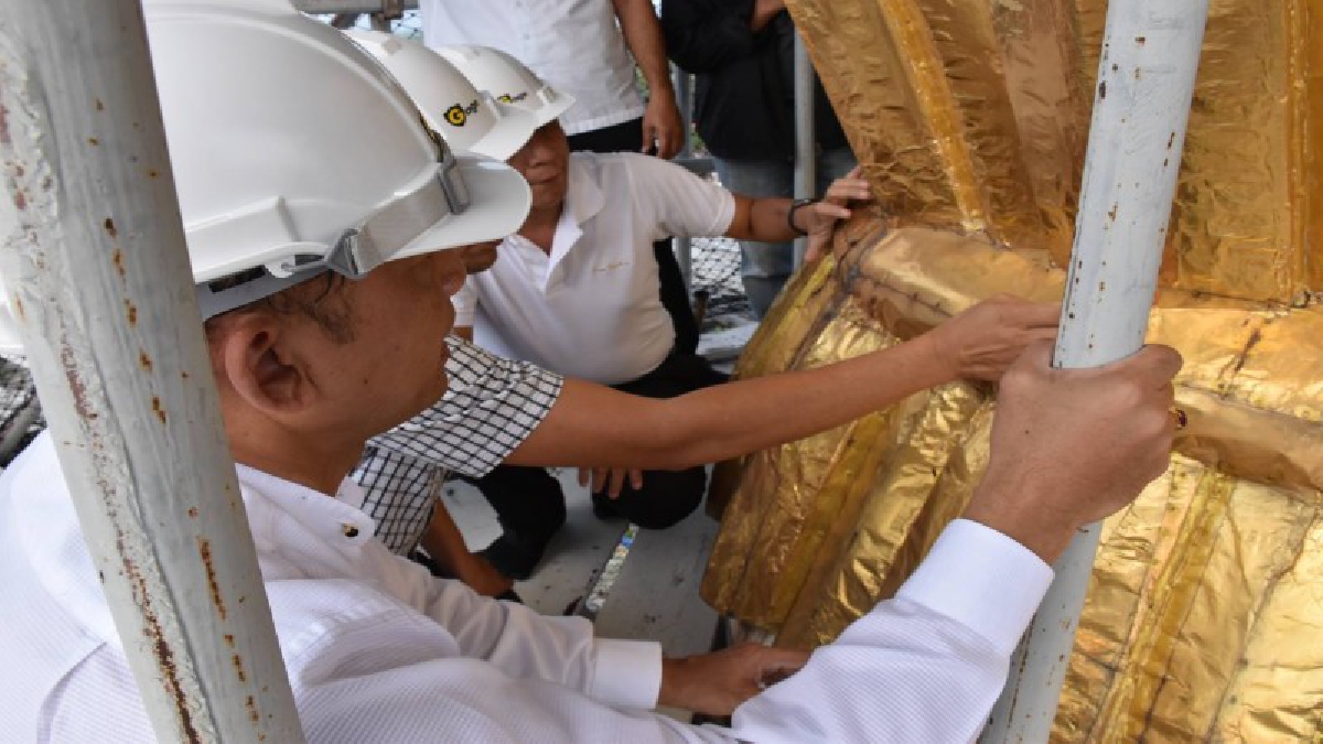 ช่างสิบหมู่กรมศิลปากรพร้อมขึ้นถอดกลีบบัวทองคำพระบรมธาตุนครศรีธรรมราช ตั้งแต่วันที่ 13 มีนาคม เป็นต้นไป พร้อมบูรณะให้เสร็จสิ้นภายในเดือน ก.ย.