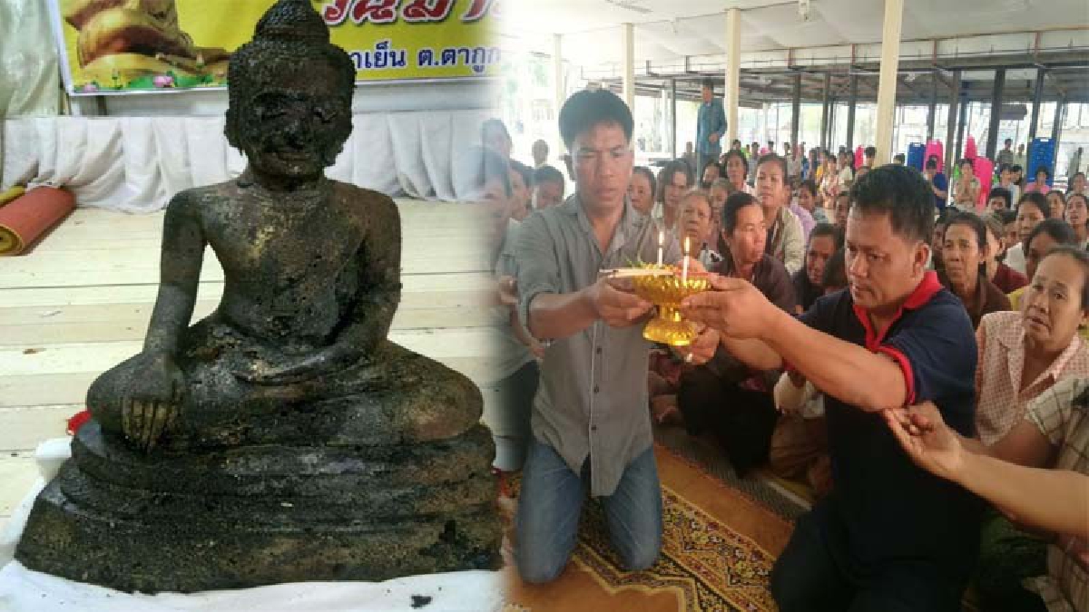 ปาฏิหาริย์วัดดัง ! พบพระพุทธรูปโบราณและอัฐิอดีตเจ้าอาวาสพ้นจากเพลิงโหมไหม้ เชื่อลางบอกเหตุเข้าฝันชาวบ้านก่อนเกิดขึ้นจริง (คลิป)