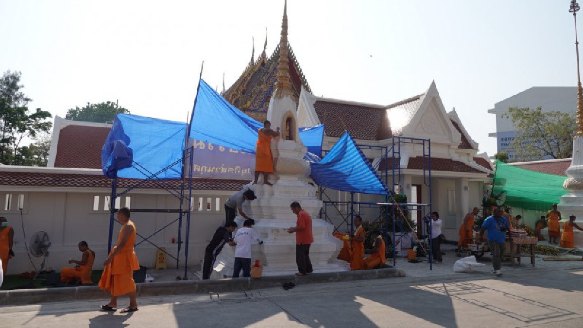 ปทุมธานี องอาจคณะศิษย์ธรรมกายพาสื่อชมอนุสรณ์สถานหลวงปู่สดในเส้นทางธรรมยาตรา