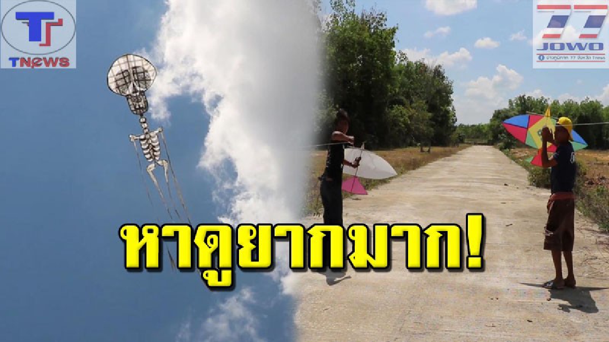 สุดคึกคัก !! ชาวบ้านชายคลอง แห่ลงแข่งว่าวไทยอย่างคึกครื้นกว่า 100 ตัว ตะลึงงัน! หลายตัวหาดูยากมากในปัจจุบัน (คลิป)