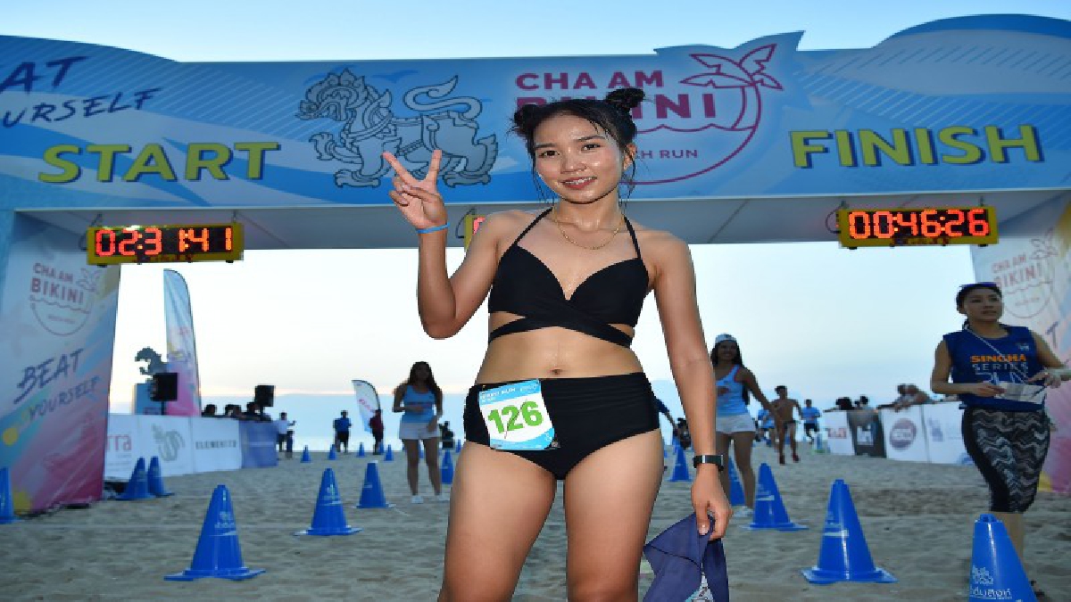 ตื่นตาตื่นใจ สีสันตระการตา “สิงห์ หาดชะอำ บิกินี่ รัน” ทนงศักดิ์-สุกัญญา ซิวแชมป์รุ่นบิกินี่