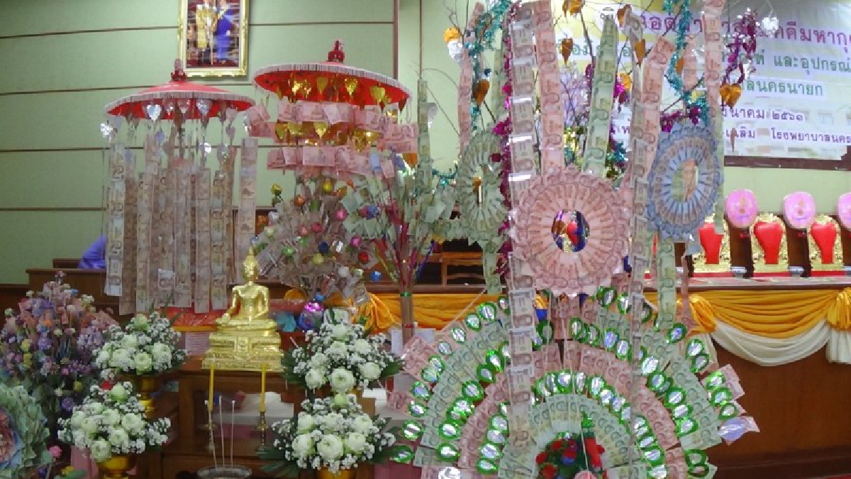 โรงพยาบาลนครนายก จัดกองทุนทอดผ้าป่าสามัคคีมหากุศลเพื่อพระภิกษุสงฆ์อาพาธ