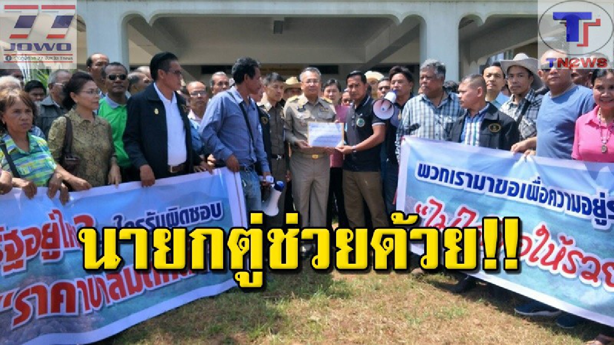 สมาคมชาวสวนปาล์มผนึกกำลัง..ยื่นหนังสือผ่าน ผู้ว่าฯสุราษฎร์ฯ ถึง "บิ๊กตู่" วอนช่วยชาวสวน หลังราคาตกต่ำไม่ได้ตามราคาประกาศของรัฐบาล (มีคลิป)
