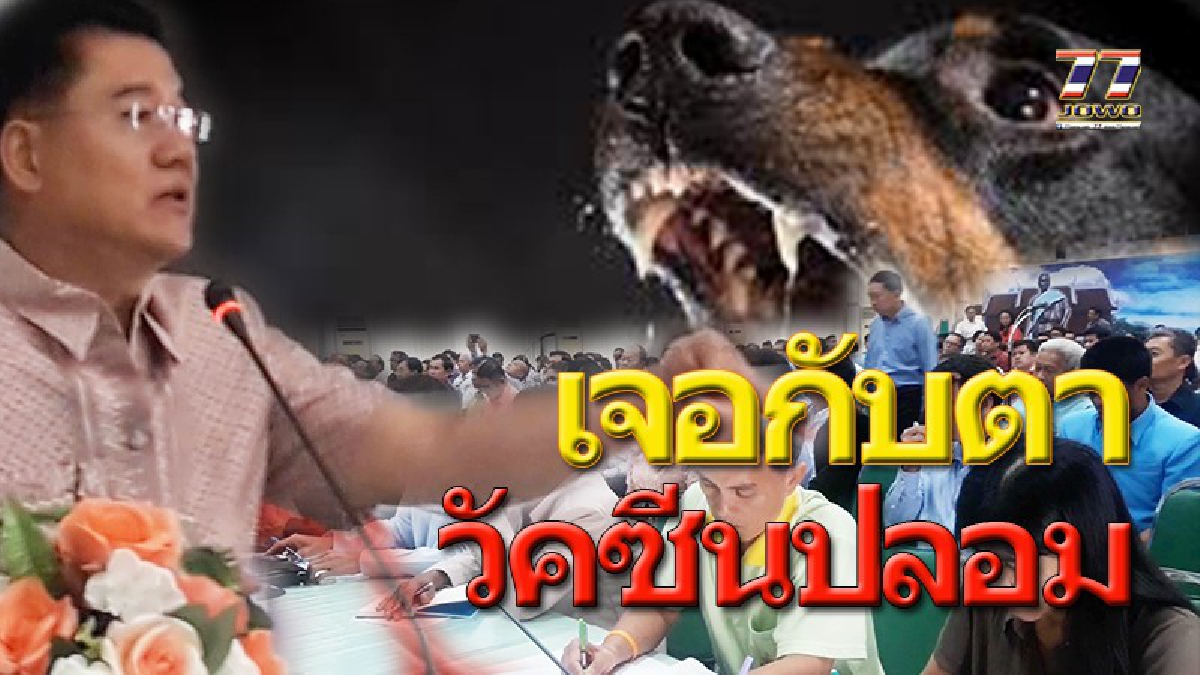 ผู้ว่าฯผงะ ..เจอเต็มๆสองตา "วัคซีนป้องกันพิษสุนัขบ้าปลอม" สั่งปศุสัตว์จังหวัดตรวจเข้ม เตือน อบต.-เทศบาล จัดซื้อระวังจะได้ของปลอม (คลิป)