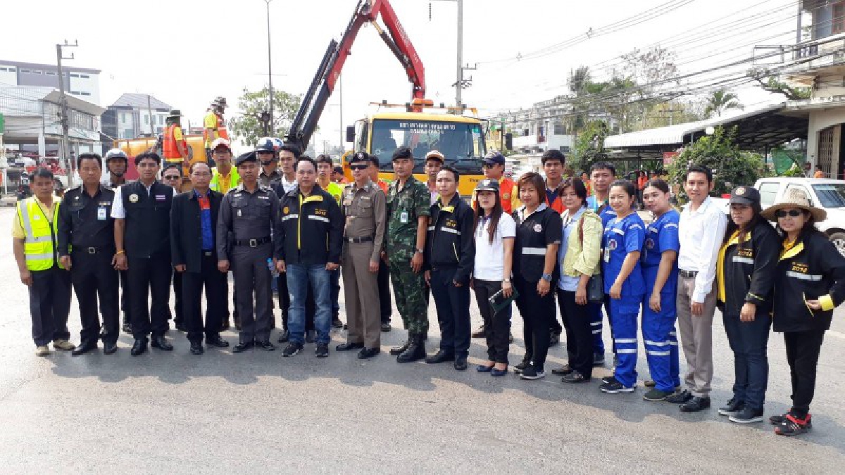 ชีวิตประชาชน สำคัญเสมอ.แขวงทางหลวงหนองคาย นำทุกภาคส่วน ดำเนินโครงการ “แขวงทางหลวงหนองคาย ห่วงใยผู้ใช้เส้นทาง รณรงค์ป้องกันและลดอุบัติเหตุ”