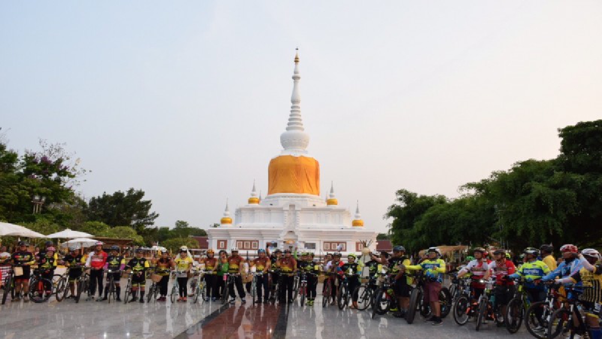 จ.มหาสารคาม ชวนนักท่องเที่ยวร่วมปั่นลั่นทุ่ง ชมวิถีชุมชน มหานครจำปาศรี 30 – 31 มี.ค. ระยะทางรวม 45 กม. (ชมคลิป)