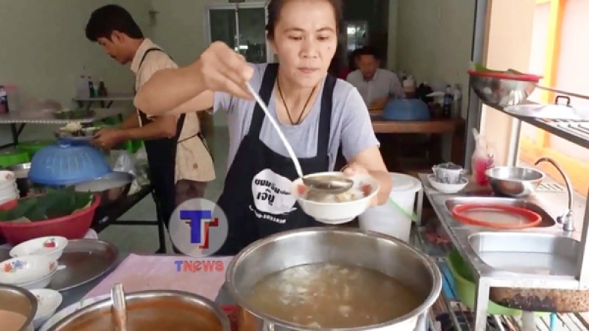 ลองไปชิม!!  ขนมจีนเส้นสดของร้านบ้านนา ของโปรดของใครหลายๆคน