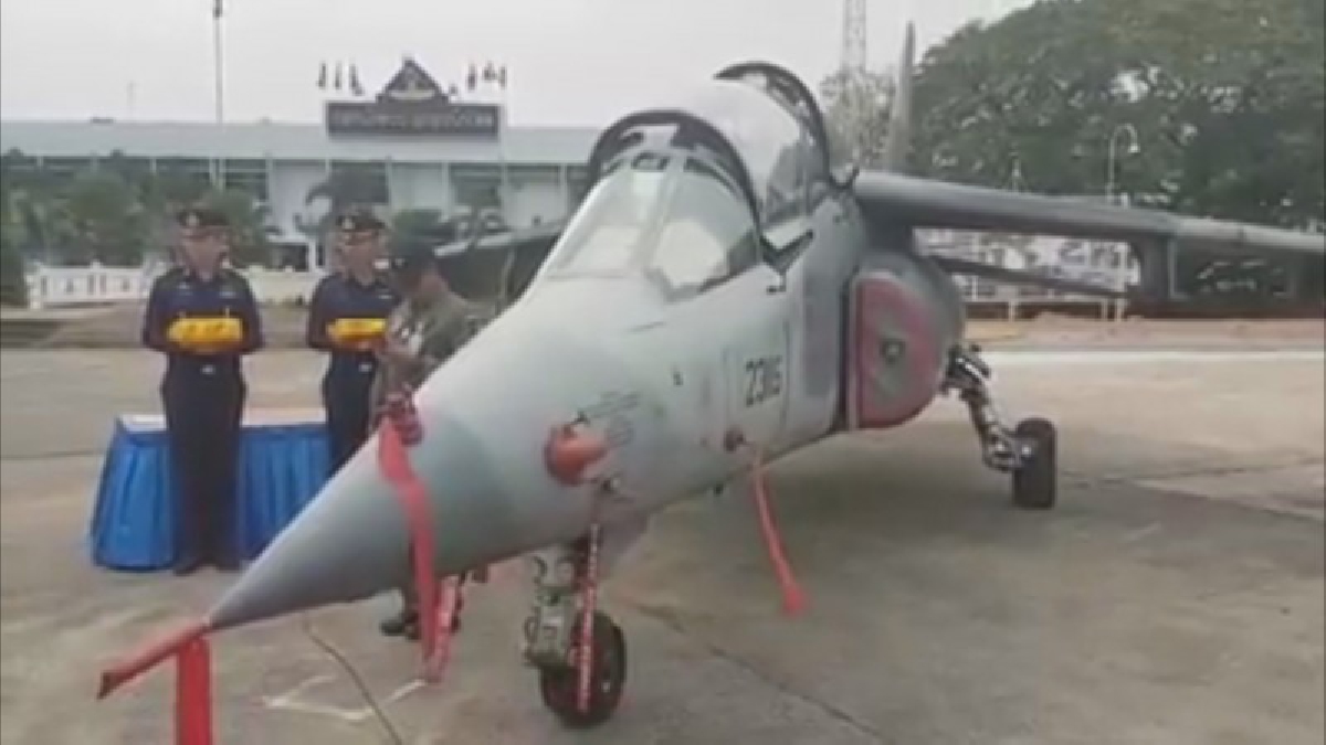 "ลูกทัพฟ้า" กองบินที่23 ส่งเครื่องบิน Alpha Jet ช่วยปฏิบัติการฝนหลวงและยับยั้งลูกเห็บ ในพื้นที่ภาคเหนือ (ชมคลิป)