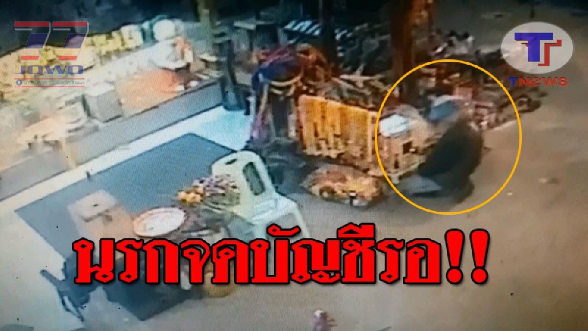นรกส่งมาเกิด..!! วงจรปิดจับชัด โจรสุดชั่ว ใส่หมวกปิดหน้า บุกงัดตู้บริจาควัดชื่อดัง อย่างใจเย็น เกือบชม. กวาดเกลี้ยง!? (ชมคลิป)