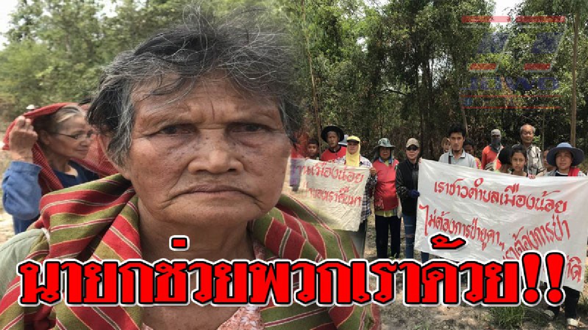 สงสารยายเถอะ ! ยายเฒ่าศรีสะเกษ ยกมือไหว้ท่วมหัว วอนนายก "ลุงตู่" ขอป่าดงหนองกะเตาคืนมา เผยทำมาหากินเก็บของป่าขายมาตั้งแต่เด็กจนแก่