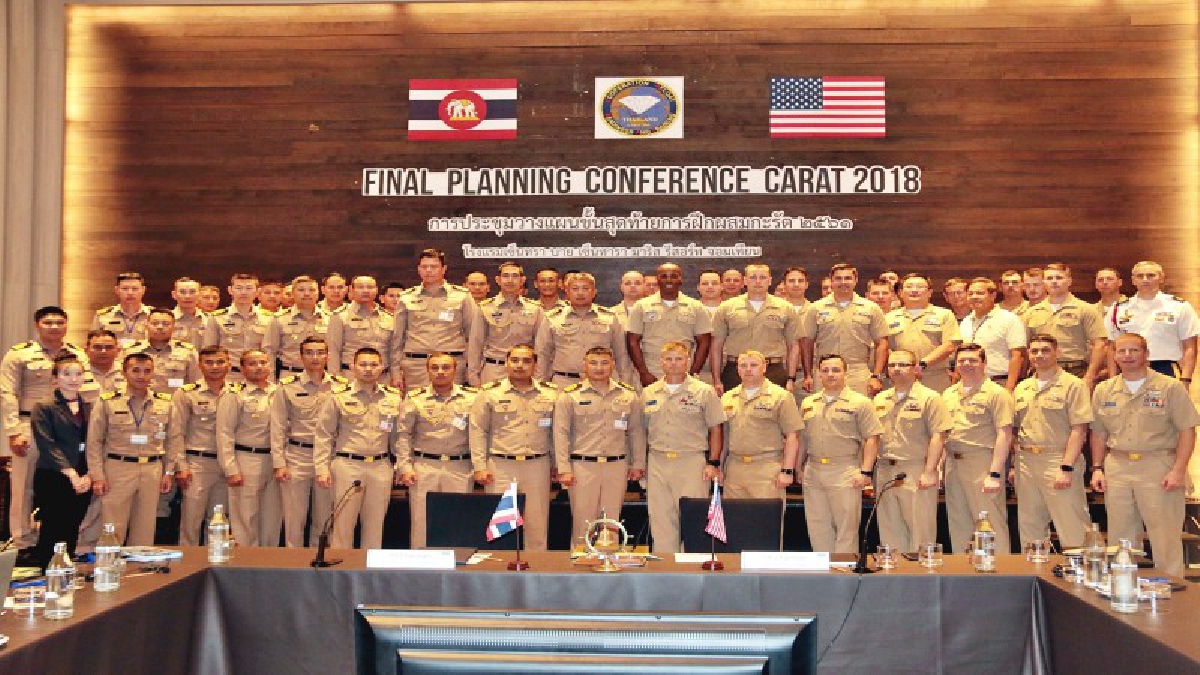 กองทัพเรือไทยร่วมกองทัพเรือสหรัฐประชุมวางแผนขั้นสุดท้ายก่อนการฝึกผสม CARAT 2018