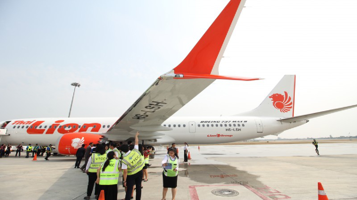 ไลอ้อนแอร์นำโบอิ้ง แมกซ์ 737 ลำแรกของโลกนำผู้โดยสารเยือนเชียงใหม่  (คลิป)