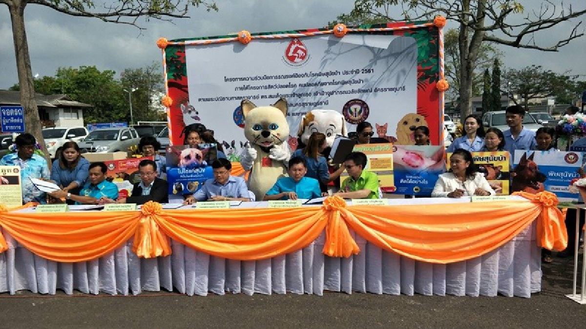 สุราษฎร์ฯ บูรณาการรณรงค์ป้องกันโรคพิษสุนัขบ้า ตามพระปณิธานสมเด็จพระเจ้าลูกเธอ เจ้าฟ้าจุฬาภรณวลัยลณ์ พบจุดเกิดโรคแล้ว 3 จุด(มีคลิป)
