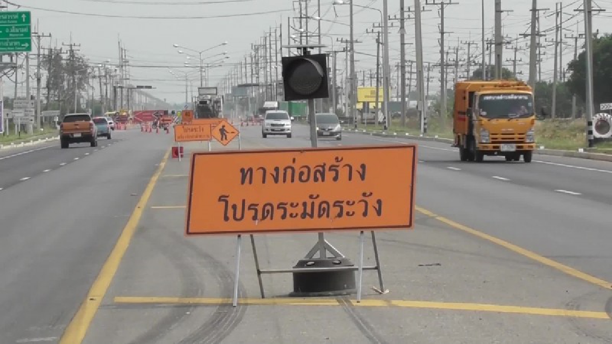แขวงทางหลวงชัยนาท เร่งเคลียร์ถนนทางหลวงที่กำลังก่อสร้างให้เสร็จก่อน 11 เม.ย. เพื่อคืนความสะดวกให้ ปชช.เดินทางสงกรานต์(มีคลิป)