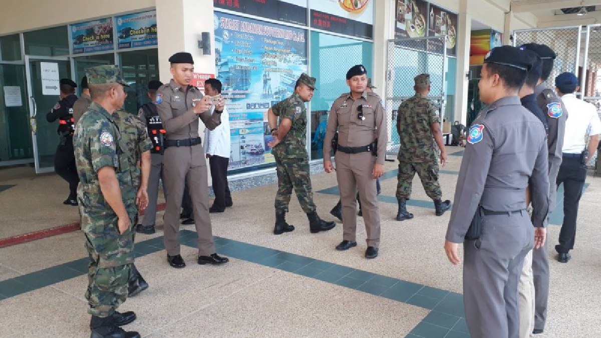 ตำรวจท่องเที่ยว ทหาร เจ้าท่า ตรวจเข้มอุบัติเหตุทางน้ำตรวจหาสารเสพติดในคนประจำเรือก่อนออกจากท่า