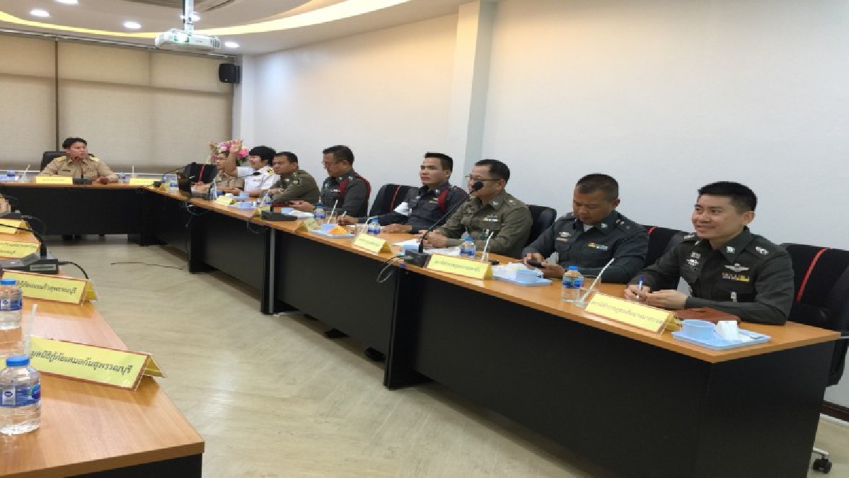 แขวงทางหลวงสุพรรณบุรี ที่ 1ประชุมเตรียมพร้อม สงกรานต์ 61 แบบบูรณาการ