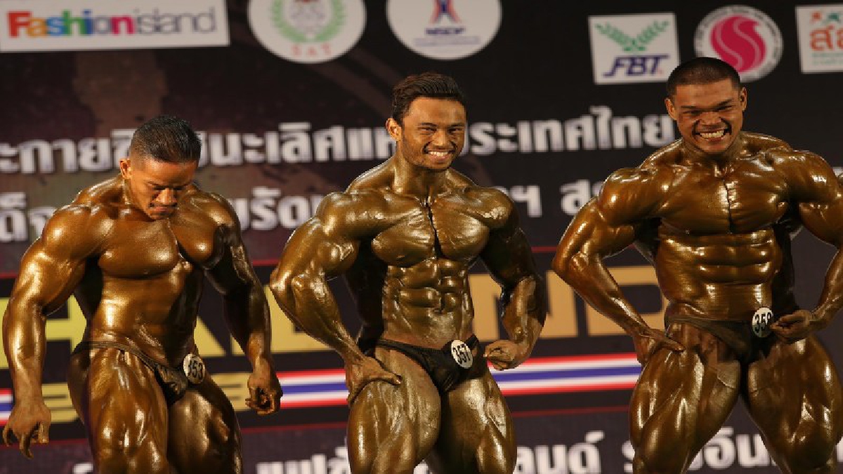 หนุ่มกล้ามปู กล้ามใหญ่ อภิชัยสุดยอดแชมป์เพาะกายปทท