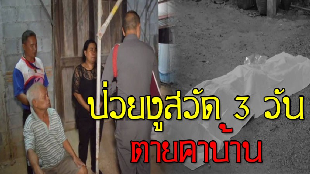 ความเชื่อ..อาจทำให้ตายได้ ! หนุ่มเป็นโรค "งูสวัด" ป่วย 3 วันไม่ไปพบแพทย์ แต่เชื่อว่าให้หมอชาวบ้านเป่าสมุนไพรแล้วจะหาย สุดท้ายตายคาบ้าน(คลิป)