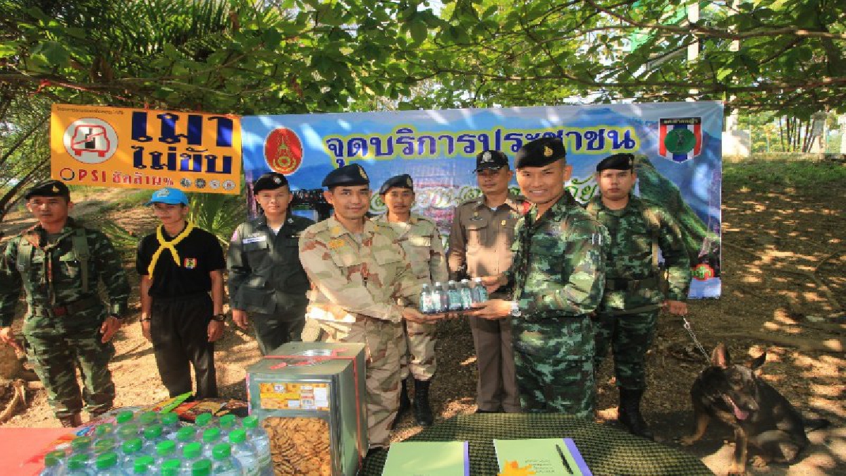 รองผบ.ฉก.ลาดหญ้า เข้มตั้ง4จุดตรวจ&ldquo;สงกรานต์ ปลอดภัยกองทัพบกห่วงใยประชาชน&rdquo;