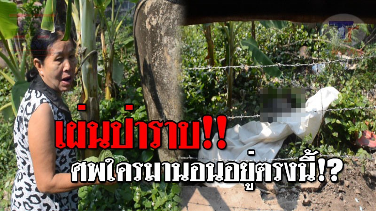 สยองขนหัวลุก..!! แม่เฒ่าออกมาเก็บผัก ไปกินกับลาบ แต่เล่นเอาช็อค จนต้องวิ่งหน้าตั้ง นี่มันศพใคร...มานอนตายอยู่สวนหลังบ้าน!? (ชมคลิป)