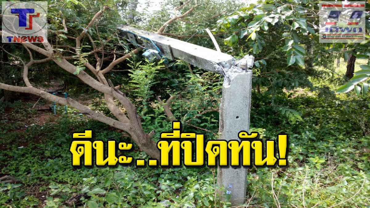 เกือบไป !! ลุงแก่ได้ยินเสียงดังลั่น รีบปิดคัทเอาท์ไฟฟ้า รู้ว่าพายุถล่มโค่นต้นไม้ใหญ่ทับเสาไฟฟ้าหัก 2 ต้น หวิดเกิดเพลิงไหม้บ้าน (มีคลิป)