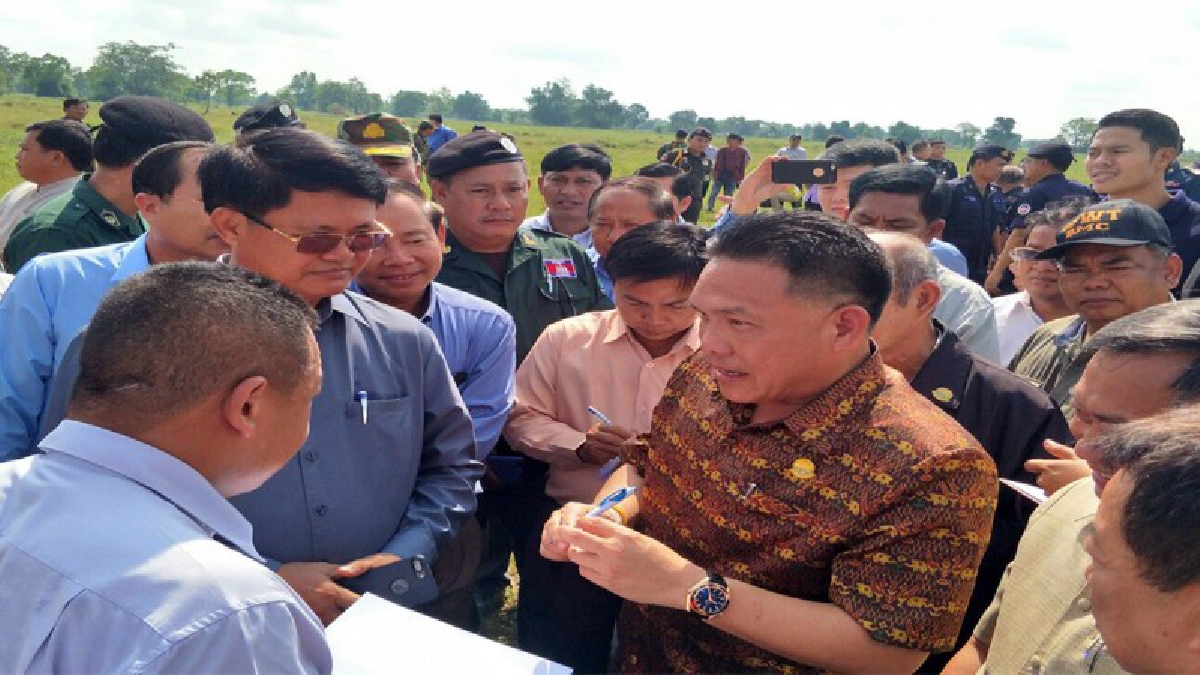 ผวจ.ไทย-กัมพูชา หารือร่วมกันเพื่อเปิดจุดผ่อนปรนทางการค้าบ้านโนนหมากมุ่น จ.สระแก้ว
