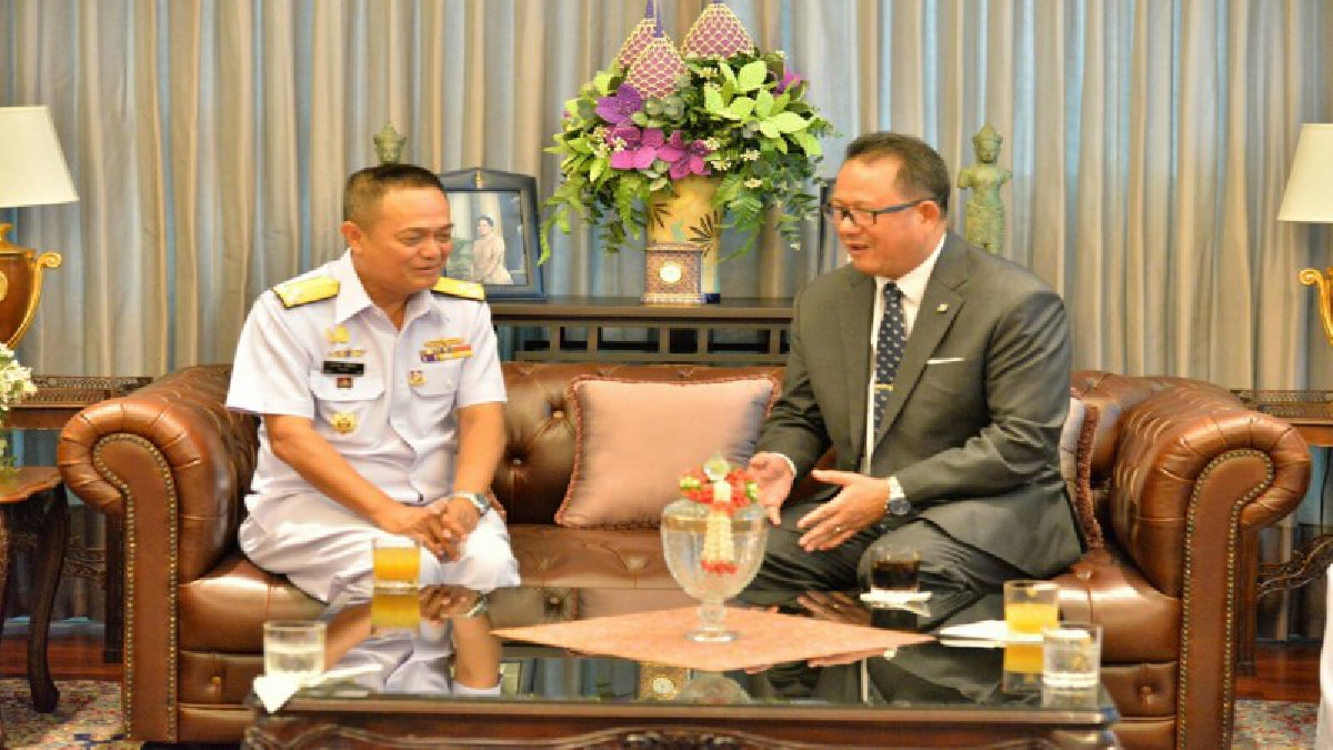 ผบ.ทรภ.1 เยี่ยมสถานเอกอัครราชทูต ณ กรุงพนมเปญ