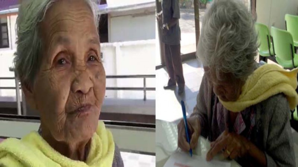คุณยายสายตาดี!พนักงาน ธ.ก.ส.เมืองคอนสุดทึ่ง“ยายรวย”วัย 76ปีเขียนใบเบิกเงินไม่ต้องใส่แว่นตา-เผยสายตาดีสุขภาพแข็งแรงเพราะผักปลอดสารพิษ(คลิป)