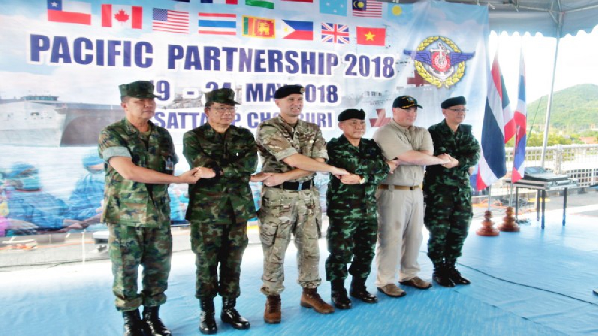กองทัพไทย สหรัฐอเมริกา ร่วมโครงการ Pacific Partnership 2018
