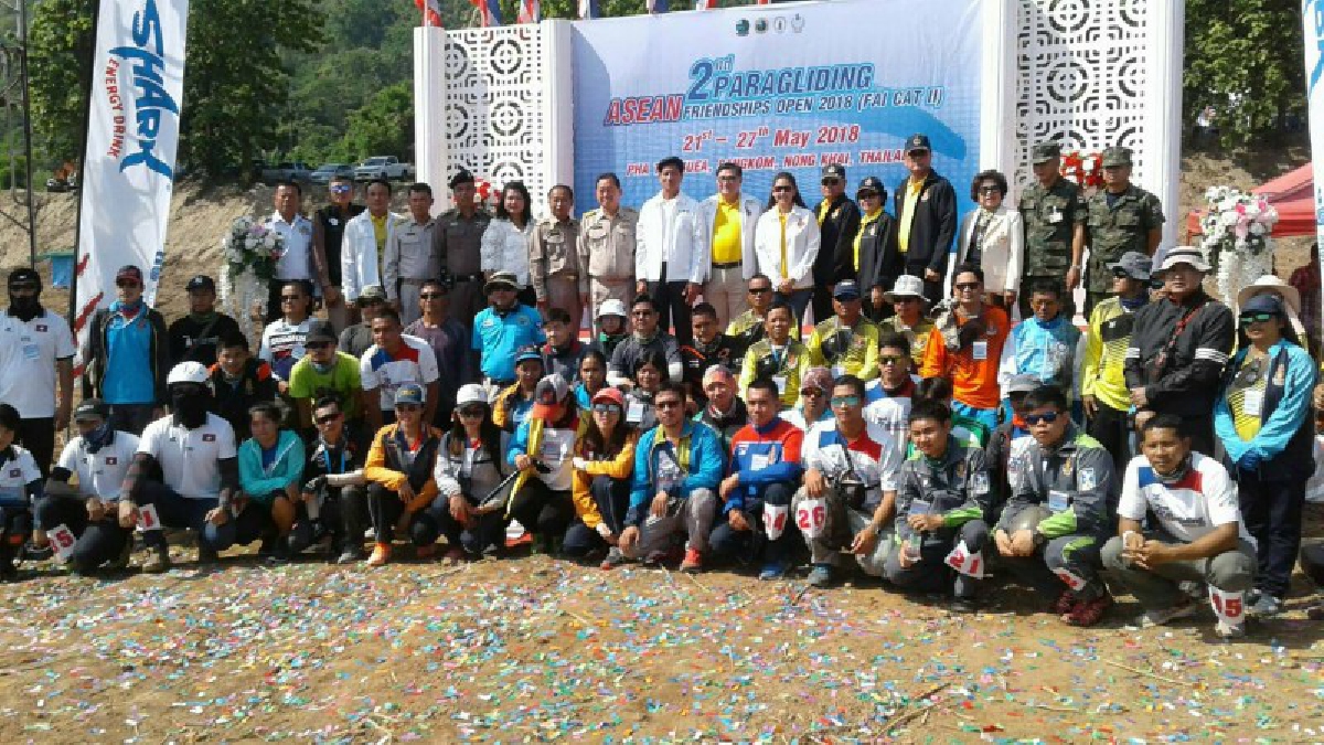 การแข่งขันร่มร่อน สานสัมพันธ์อาเซียน ครั้งที่ 2 “2nd PARAGLIDING ASEAN FRIENDSHIPS 2018”