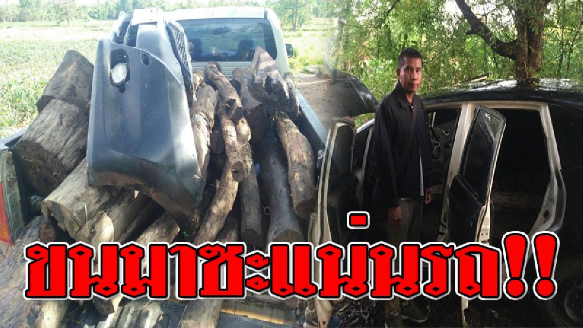 ยัดเต็มคัน!! ตร.น้ำ บุกเข้าตรวจยึดไม้พะยูง 69 ท่อน ที่กำลังเตรียมจ่อส่งข้ามโขง..!?