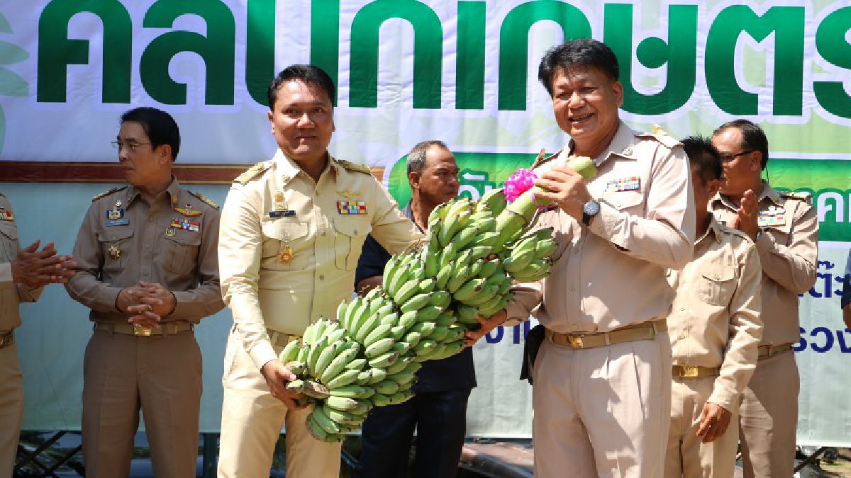 จังหวัดลพบุรีจัดคลินิกเกษตรเคลื่อนที่ชาวบ้านเกษตรกรแห่ร่วมงาน (ชมคลิป)
