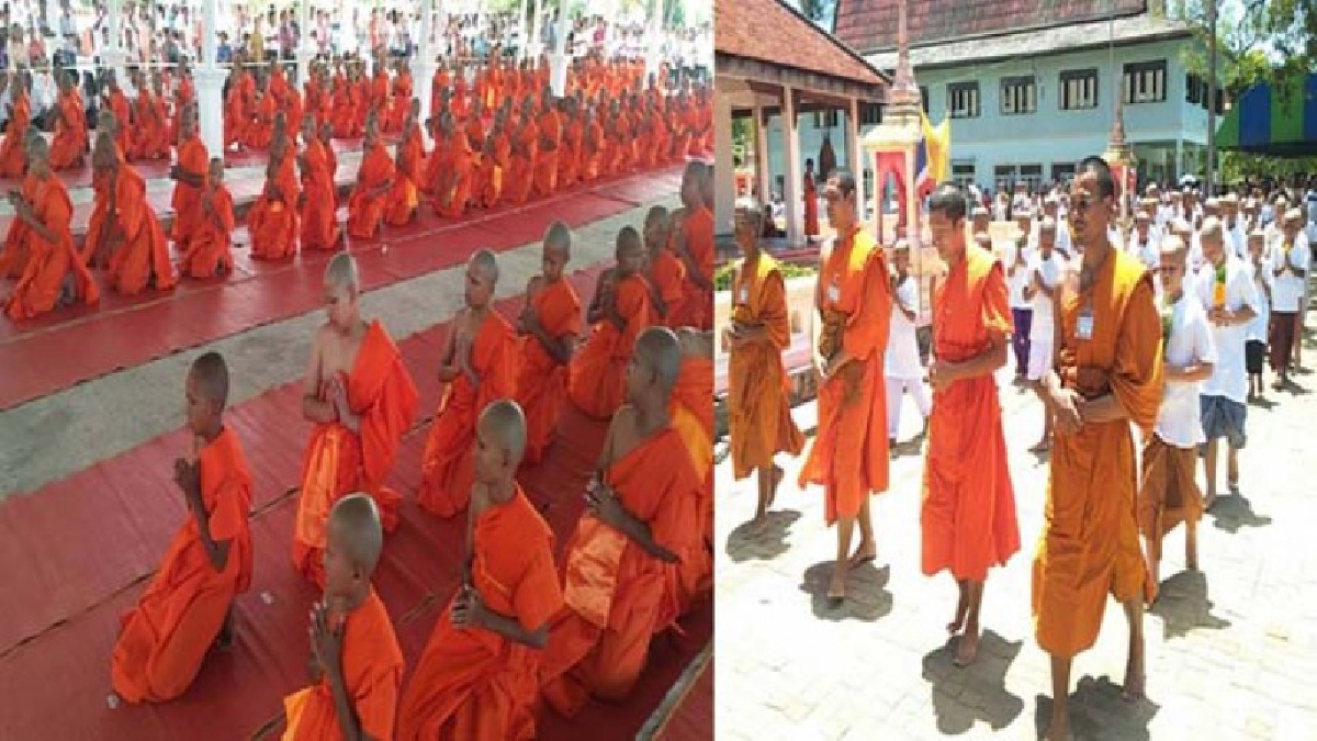 อนุโมทนาบุญ!!เยาวชน อ.สิชล เมืองคอนเกือบ 500 คนร่วมโครงการบรรพชาสามเณรและบวชศีลจาริณีเฉลิมพระเกียรติสมเด็จพระเจ้าอยู่หัวรัชกาลที่ 10(คลิป)