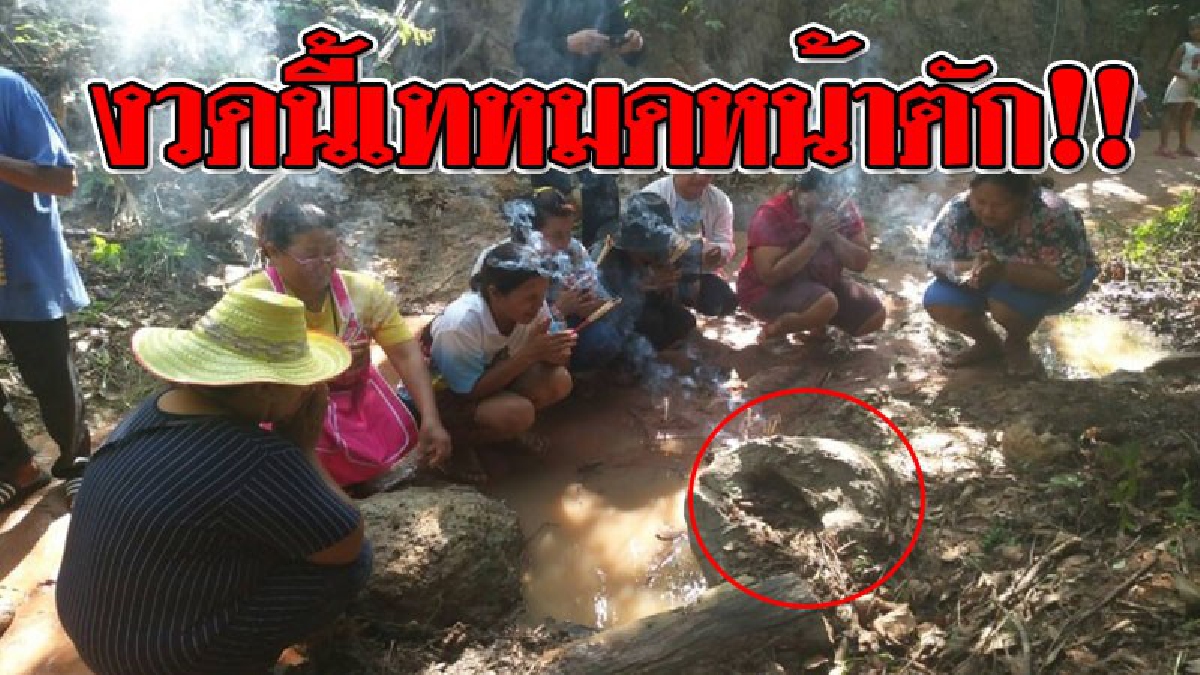 ความศักสิทธิ์ดังกระฉ่อน ! เซียนหวยแห่กราบไหว้ตอไม้ กลายเป็น "หิน" สุดอัศจรรย์ หลังให้โชคมาแล้ว 2 งวด!? (ชมคลิป)