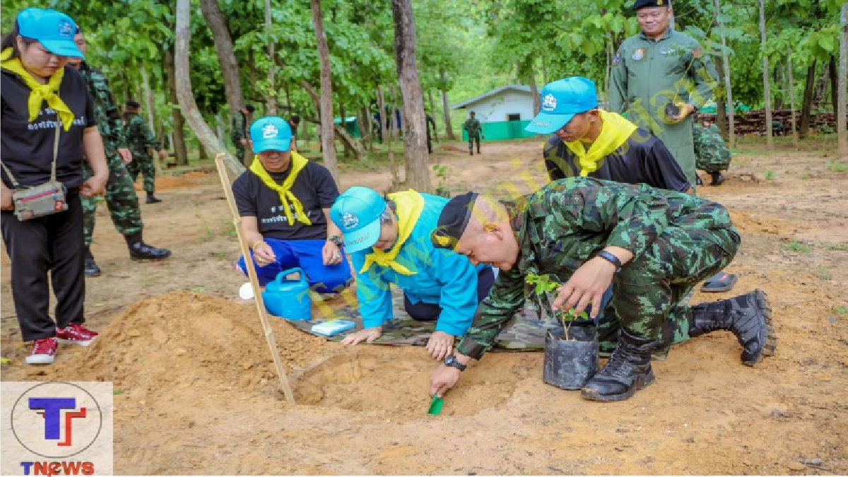 ชาวแม่ฮ่องสอนรวมพลังร่วมใจปลูกต้นไม้ สร้างฝายในวันต้นไม้แห่งชาติ