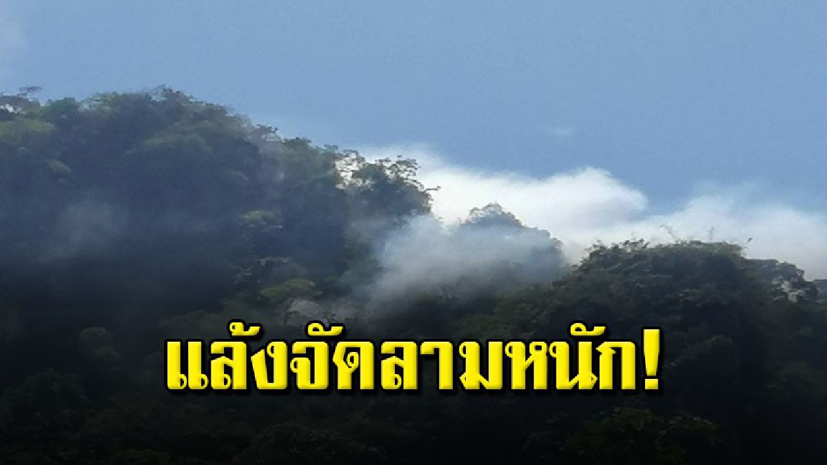 ไฟป่าปะทุยอดภูเขาทะลุลามไว แหล่งต้นน้ำ สัตว์ป่าอารยธรรมโบราณ