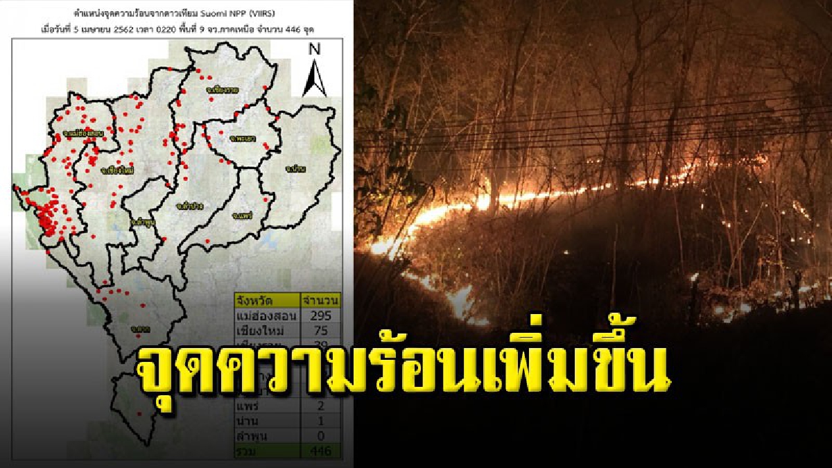 อาสาร่มบินร่วมด้วยช่วยกัน ขณะที่มีการสั่งเพิ่มกำลังทหารลงเสริม 3 อำเภอของเชียงใหม่ที่จุดความร้อนพุ่ง