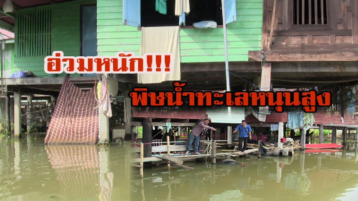 อ่วมหนัก!!! หลายภาคส่วนลงพื้นที่น้ำท่วมให้ความช่วยเหลือ หลังน้ำทะเลหนุนสูงกระทบความเป็นอยู่ประชาชน