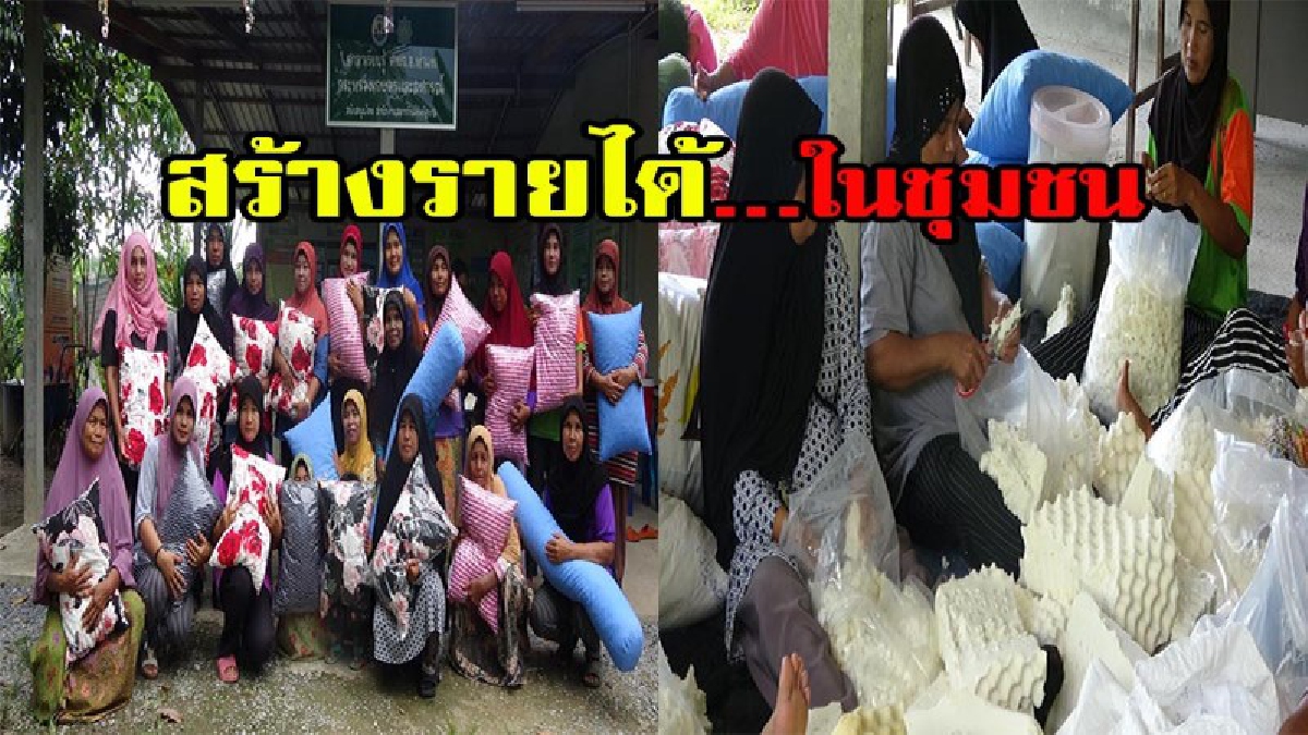 หมอนคุณภาพดี ราคาเป็นกันเอง ช่วยชาวสวนมีรายได้  งานดี เงินดี อย่างนี้ต้องรีบแชร์บอกต่อ