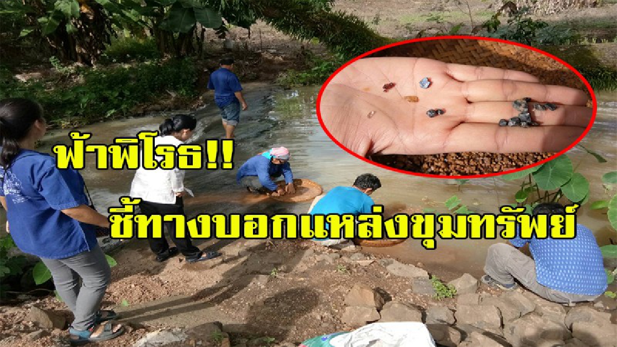 โชคหล่นทับ!!! เมื่อฟ้าพิโรธชี้ทางบอกพิกัดแหล่งขุมทรัพย์ เปลี่ยนเจ้าของธุรกิจเฟอร์นิเจอร์รากไม้เป็น"เจ้าของบ่อพลอย" (มีคลิป)