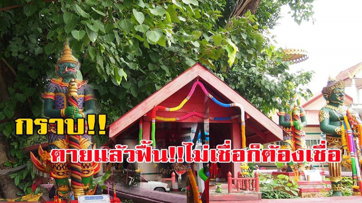 ตายแล้วฟื้น!!ไม่เชื่อก็ต้องเชื่อ ความศักดิ์สิทธิ์เจ้าพ่อมหาพญายักษ์สามพันตน มหายักษ์แห่งโลกวิญญาณและโชคลาภ ที่วัดศรีล้อมเมืองลำปาง มีคลิป
