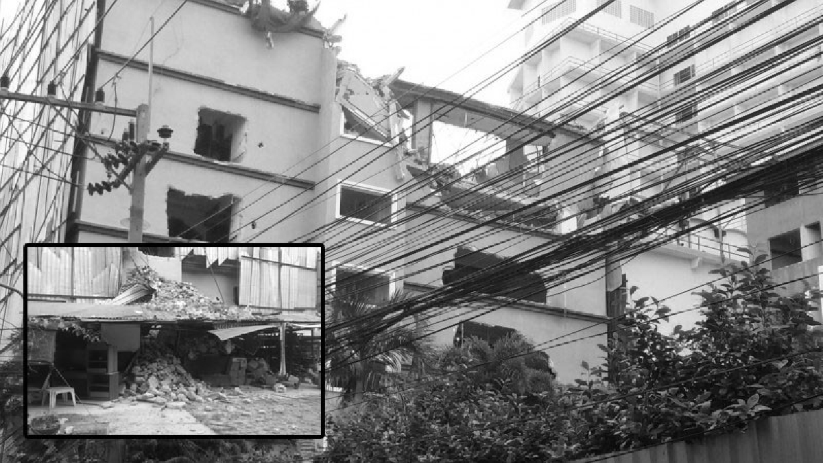 ชาวบ้านผวา..ผนังตึกบูติคโฮเต็ลพัทยาใต้ถล่ม วอนเมืองพัทยาเร่งตรวจสอบ หวั่นมีผลต่อโครงสร้างในอนาคต (ดูคลิป)