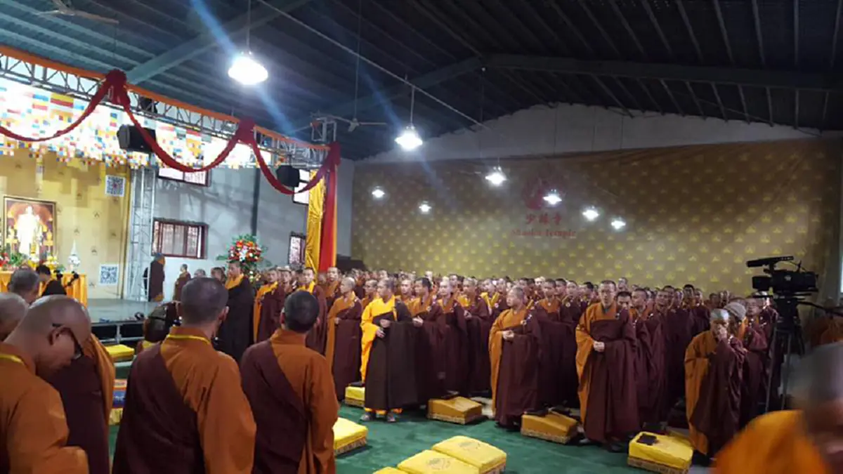 อนุโมทนาบุญยิ่ง !! พระสงฆ์เครือข่ายวัดเส้าหลินทั่วประเทศจีนร่วมสวดมนต์ถวายพระราชกุศล "ในหลวง รัชกาลที่ 9 "  ถือเป็นประวัติศาสตร์ครั้งแรก