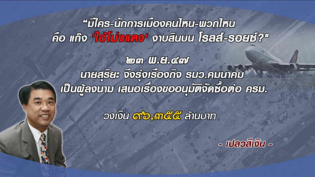 ชัดๆใครเป็นใคร!! เปิดรายชื่อบุคคลสมัย"ครม.ทักษิณ" เอี่ยวไม่เอี่ยว สินบนโรลส์-รอยซ์?? อ่านแล้วจะเข้าใจ!!(รายละเอียด)