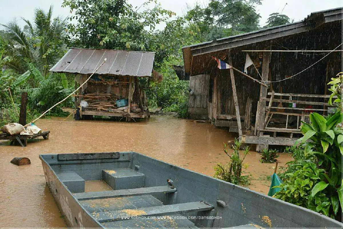 เชียงรายอ่วม!! น้ำป่าหลากท่วมบ้านเรือนปชช.สูงกว่าเมตร ปภ.เร่งช่วยเหลือ!!